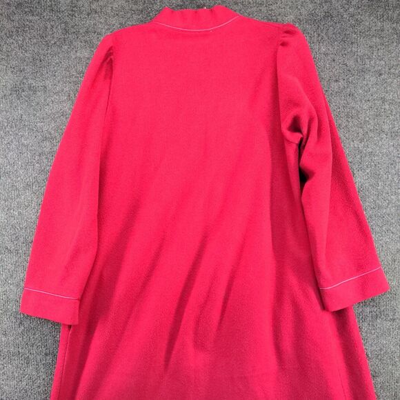 Vandemere Women's Fleece Nightgown Pullover Actual 37x52 Pink - Picture 3 of 12